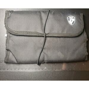 Heys Roll Up Travel Organizer Black Compartments Hanging